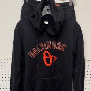 Baltimore Black and Orange Men's Sweater